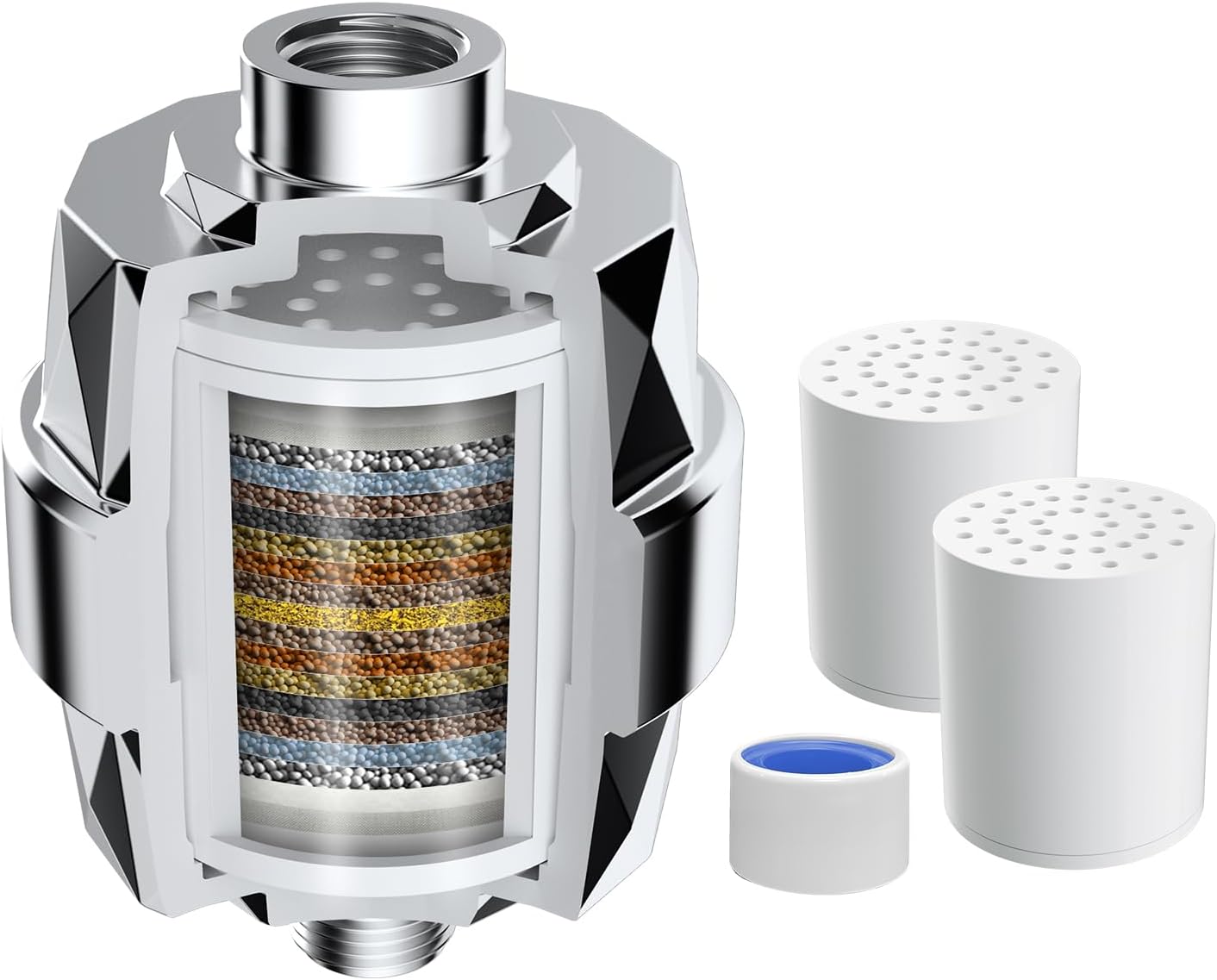 Vitamin C Shower Filter (Chlorine Removal & Skin Care)