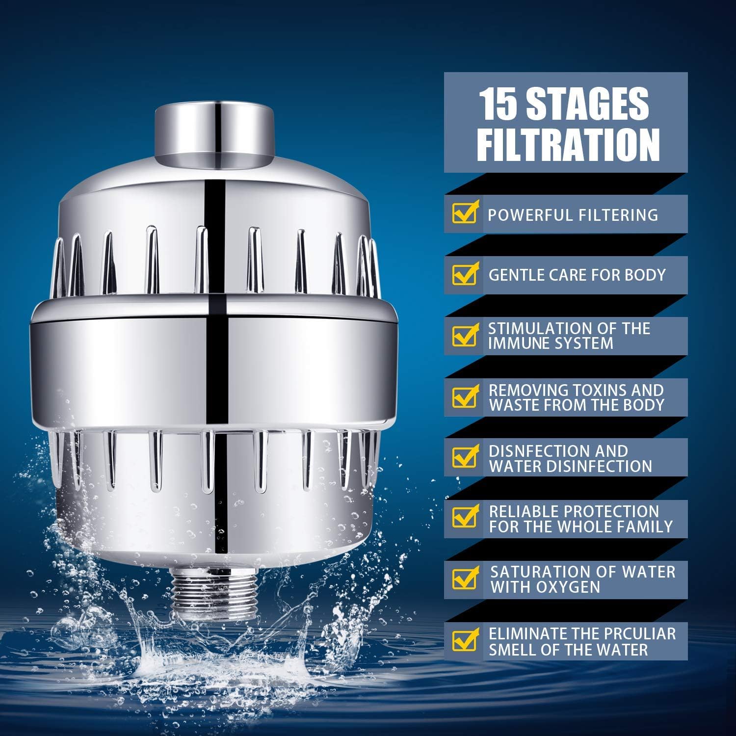 Vitamin C Shower Filter (5-Speed Combination) - Image 2